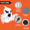 Joiedomi 4.5FT Inflatable Ghost Breaking Out of Window - LED