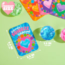 30 PCS Valentine's Day Sensory Stress Balls with Cards