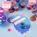 30 Pack Galaxy Slime with Irregularly Cards Pressure Release Fidget Toy