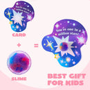 30 Pack Galaxy Slime with Irregularly Cards Pressure Release Fidget Toy