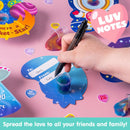 30 Pack Galaxy Slime with Irregularly Cards Pressure Release Fidget Toy