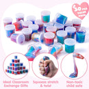 30 Pack Galaxy Slime with Irregularly Cards Pressure Release Fidget Toy