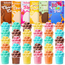 30 Packs 6 Designs Valentines Day Cards with Butter Slime Pressure Release Fidget Toys