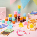 30 Packs 6 Designs Valentines Day Cards with Butter Slime Pressure Release Fidget Toys