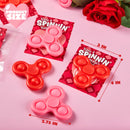 30 Packs Valentine’s Day Gift Cards with Fidgets Spinners for Kids School Prize