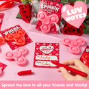 30 Packs Valentine’s Day Gift Cards with Fidgets Spinners for Kids School Prize