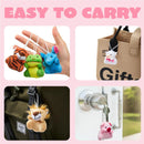 30 Packs Valentine’s Day Gifts Cards with Animal Plush Toy for Kids