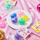30 Packs Valentine’s Day Water Droplets Heart Balls with Hangers