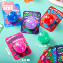 30 Packs Valentine’s Day Water Droplets Stretchy Balls with Cards