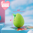 30 Packs Valentines Day Cards with Hatch Growing Dinosaur Eggs Toys with Hangers Valentine's Day Classroom Exchange Gifts