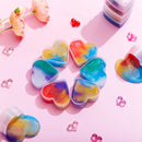 30Pcs Cosmic Realm Slime Hearts with Kids Valentines Cards for Classroom Exchange