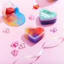 30Pcs Cosmic Realm Slime Hearts with Kids Valentines Cards for Classroom Exchange