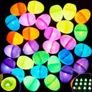 30Pcs Multicolor Glow Balls Prefilled Easter Eggs