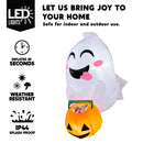 Joiedomi 4FT Inflatable Halloween Ghost with Candy Basket
