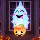 Joiedomi 4FT Inflatable Halloween Ghost with Candy Basket