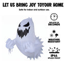 Joiedomi 4.5FT Halloween Inflatable Ghost with Spinning LED
