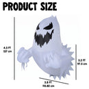 Joiedomi 4.5FT Halloween Inflatable Ghost with Spinning LED