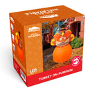 JOIEDOMI 6FT Inflatable Thanksgiving Turkey Pumpkin - LED