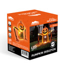 5.5 FT Halloween Pumpkin Skeleton Inflatable with LED Lights