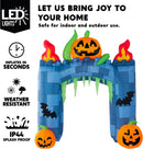 Joiedomi 7FT Halloween Inflatable Pumpkin Arch - LED Ghost Castle
