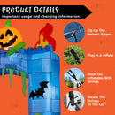 Joiedomi 7FT Halloween Inflatable Pumpkin Arch - LED Ghost Castle