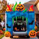 Joiedomi 7FT Halloween Inflatable Pumpkin Arch - LED Ghost Castle