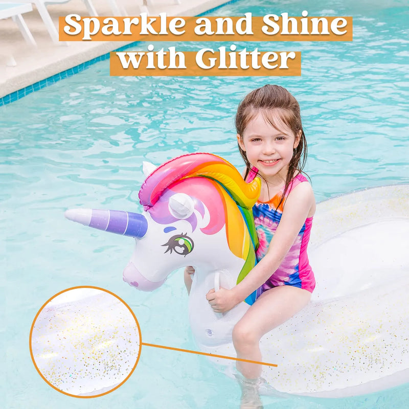 SLOOSH -  Unicorn with Glitters Pool Float