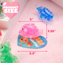 36 Packs Valentine’s Day Heart Gift Cards with Water Jelly Squishy Toys for Classroom Exchange