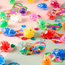 36 Packs Valentine’s Day Heart Gift Cards with Water Jelly Squishy Toys for Classroom Exchange