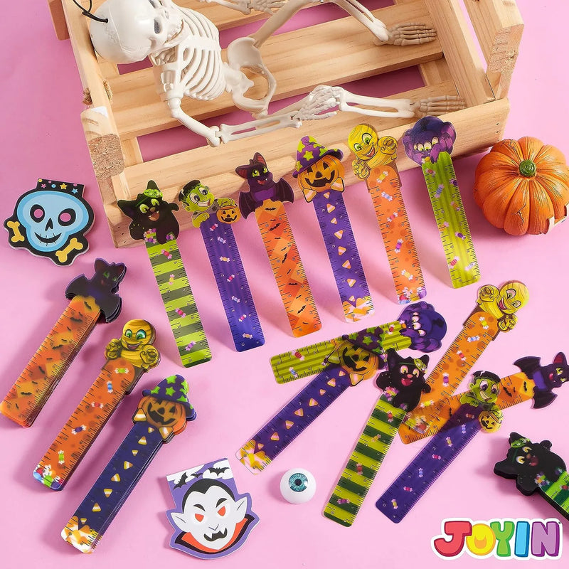 36Pcs 6Designs Halloween Bookmark Rulers