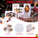 36 Pcs Christmas Cookie Boxes, Plain White Treat Boxes