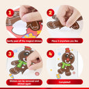 36 Pcs Christmas Make A Face Sticker Sheet for Kids