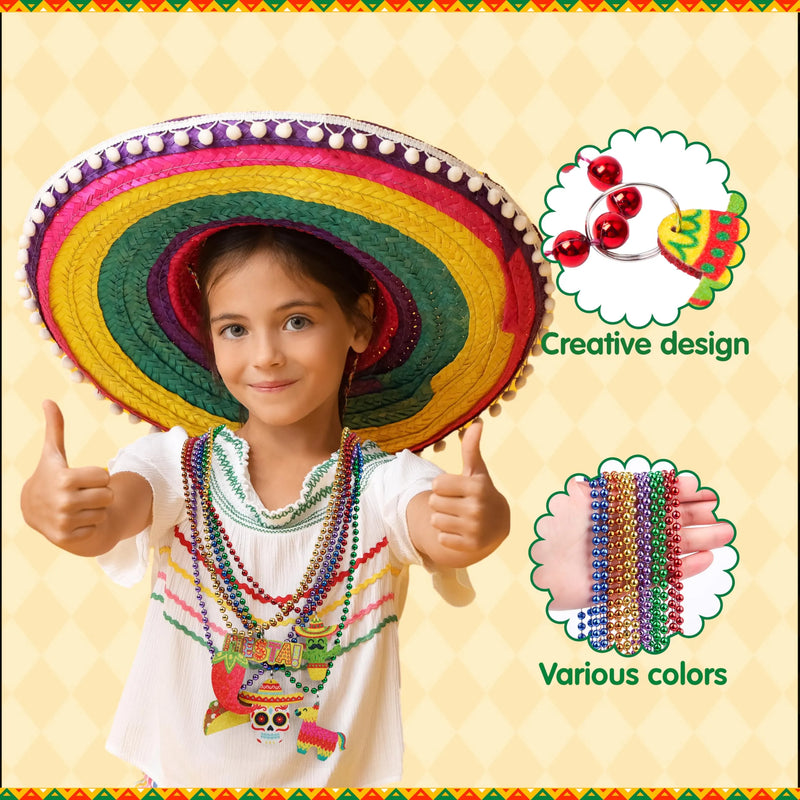 36Pcs Cinco de Mayo Beaded Necklaces for Party Decorations