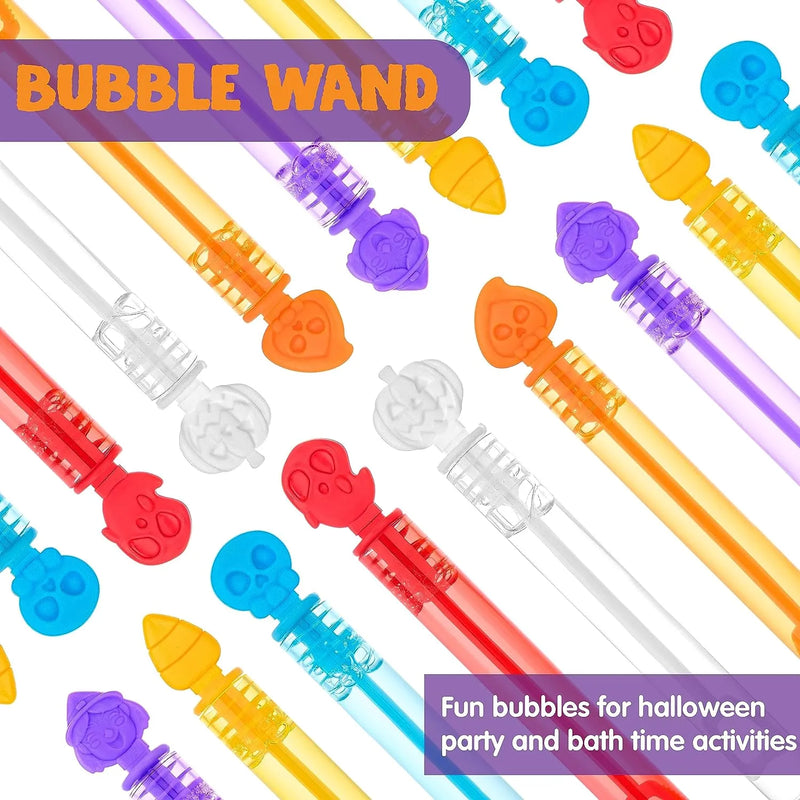 36Pcs Halloween Bubble Wands Mini Bubbles Party Favors for Kids