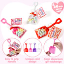 36Pcs Plastic Shovels Toy with Valentines Day Cards for Kids-Classroom Exchange Gifts