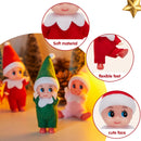 3PCS Tiny Elf Doll Christmas Holiday Decoration Accessories Gift