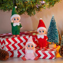 3PCS Tiny Elf Doll Christmas Holiday Decoration Accessories Gift