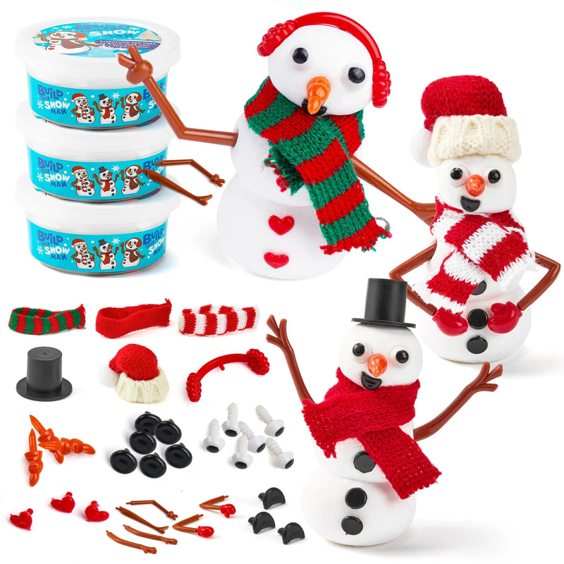 3 Pack DIY Snowman Christmas Craft Kit for Christmas Arts