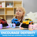 3 Pack Light Up Monster Truck Set for Boys and Girls