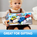 3 Pack Light Up Monster Truck Set for Boys and Girls