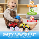 3 Pack Light Up Monster Truck Set for Boys and Girls