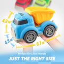 3 Pack Trucks for Toddlers Includes Garbage Truck