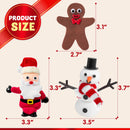 3 Packs Christmas Snowman, Santa, Gingerbread Man Craft Kit