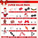 3 Packs Christmas Snowman, Santa, Gingerbread Man Craft Kit