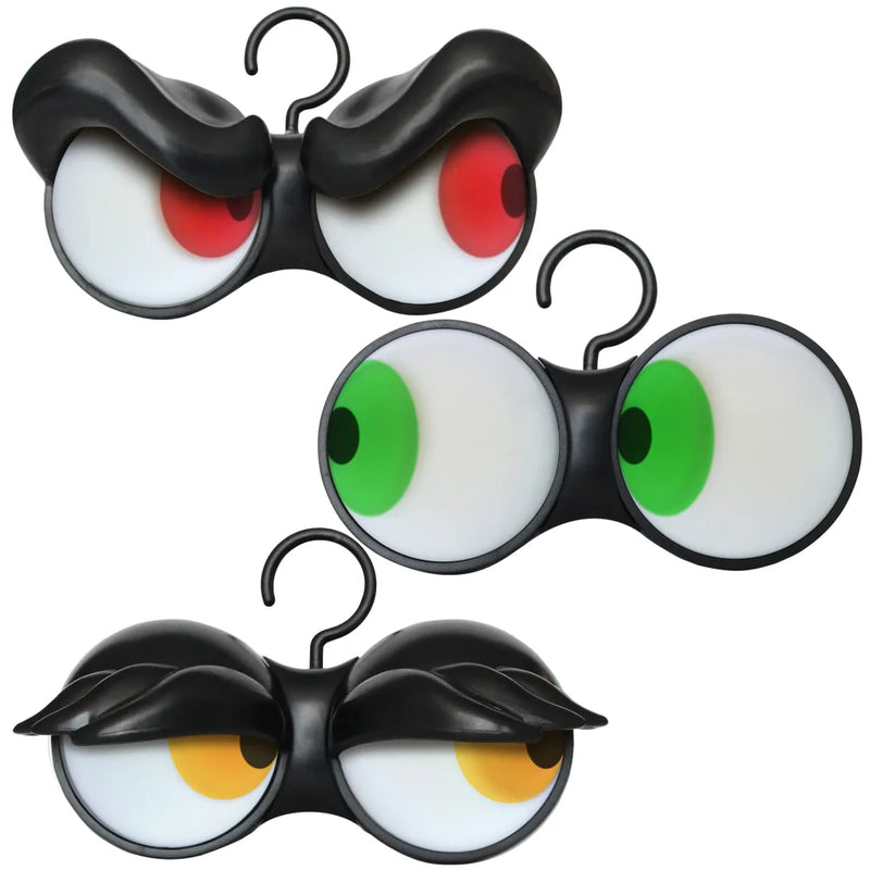 3Pcs Halloween Animated Flashing Peeping Eyes