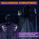 3 Pcs Halloween Hanging Grim Reapers Decorations, one 47in, two 35in Faceless Hanging Ghost
