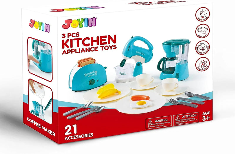 3Pcs Pretend Kitchen Appliances Toys