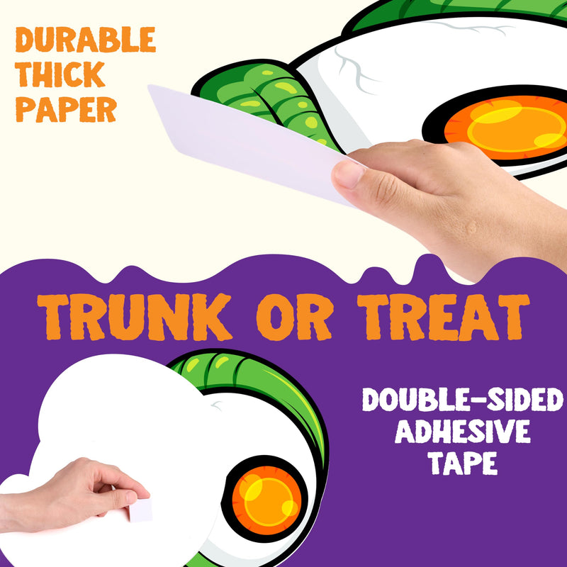 Trunk or Treat 3D Monster-Themed Car Decoration Kit
