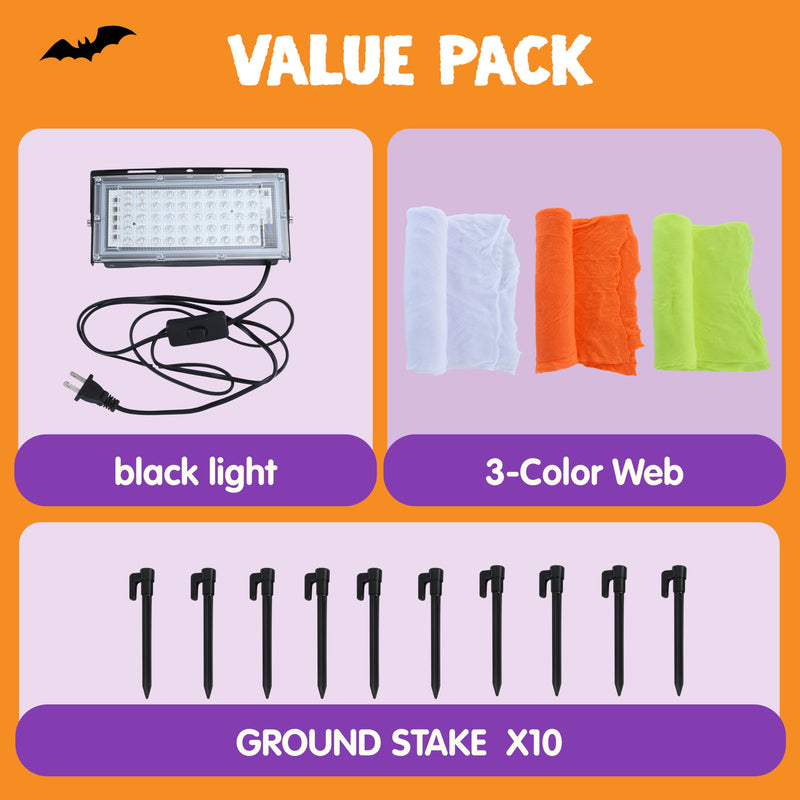 1000sqft Halloween Spider Web Decoration Outdoor