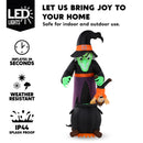 7FT Halloween Witch Animated Inflatable Decoration